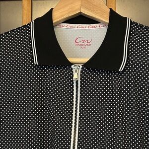 Cracked Wheat Black and White Polka Dot Jacket